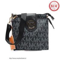 michael kors fulton logo groot zwart crossbody zakken Verkooppunt Tas cts16943